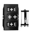 thumbnail image 2 of Universal Iron Car Battery Tray Adjustable Hold Down Clamp Kit, 2 of 5