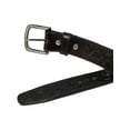 thumbnail image 2 of CTM Embossed Leather Money Belt with Removable Buckle, 2 of 5