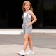 thumbnail image 5 of Rompers de Verano Casuales sin Mangas Overalls Sueltos Traje Corto con Bolsillos para el Uso Diario, Vacaciones, Ropa Callejera, 5 of 8