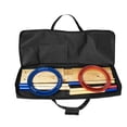 thumbnail image 3 of YardGames Outdoor Giant Wooden Ring Toss Lawn Game w/ Soft Touch Throwing Rings, 3 of 10