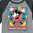 thumbnail image 3 of Disney - Mickey Music Is Life - Toddler & Youth Raglan Graphic T-Shirt, 3 of 5