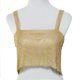 thumbnail image 2 of Las Mujeres con Estilo Ahuecan El de de La Cadena Del Cuerpo Joyería de Sunmmer Oro Baoblaze Chaleco de cristal de las mujeres, 2 of 8