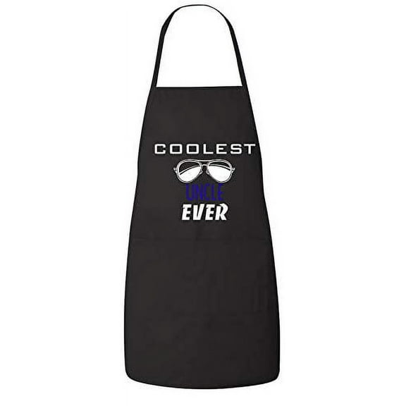 FASCIINO - Coolest Uncle Ever Apron with Two Front Pockets
