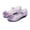 Purple, variant on Girls Wedge Sandals Girls Jelly Sandals Summer Princess Dress Flat Breathable Shoes for Girl Closed Toe Beach Sandals for Toddler Little/Big Kids Princess Shoes(Sky Blue,Size 9)