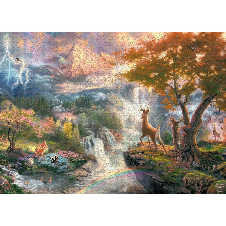 Ceaco Bambi's First Year 1000 Piece Disney Landscape Puzzle