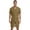 Khaki, variant on Sxiwei Men's Short Sleeve One Piece Turn-down Collar Zip-Front Overall with Pocket Jumpsuit White XL
