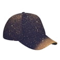 thumbnail image 3 of Daiia Gold Black Glitter print Baseball Cap Men Women Golf Dad Hat Adjustable Original Classic Low Profile Hat Unconstructed Plain Cap, 3 of 9