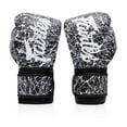 thumbnail image 4 of Fairtex BGV14 Black/White Painter Muay Thai Boxing Glove, 4 of 6