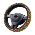 thumbnail image 4 of Disketp Begetable Elastic Microfiber Steering Wheel Cover for Truck,SUV,Cars,Universal 15 inch,Anti-Slip, 4 of 8