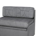 thumbnail image 6 of Qualitex De Leon RV Dinette, Bed with Storage and Riviera Oak Table, Fabric, Regal Silver, 6 of 8