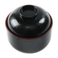 thumbnail image 4 of Tineasur Bowl With Lid Japanese Style Black Food Grade ABS Plastic 1PC, 4 of 8