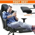 thumbnail image 5 of YRLLENSDAN Office Gaming Chair, Computer Chair with Footrest Lumbar Support PC Chair Racing Chair Video Gaming Chair Ergonomic Gaming Chair for Adults Teens, Black, 5 of 7