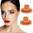 thumbnail image 2 of WIFKLSIIPG Eyelash Stamp Lower Lash Stamp Silicone Lash Pad Reusable Eyelashes Natural Looking False Eyelashes Eye Makeup Applicators for Various Eye Shapes 2pcs, 2 of 8