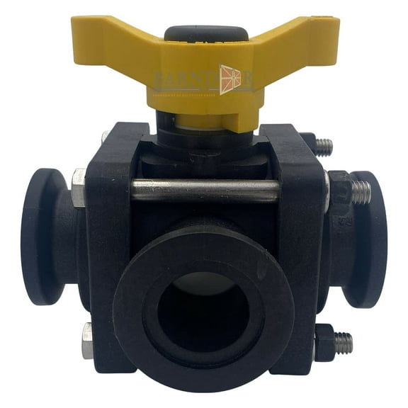 Barndoor Ag Banjo MV100SL, 1" 3-Way Side Load Manifold Valve, 1" Flanges