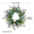 thumbnail image 6 of Famyfamy Artificial Garland Summer Wreath Home Decoration Gardens Wall Decor Front Door Simulation Of Small Wild Flower Wreaths, 6 of 12
