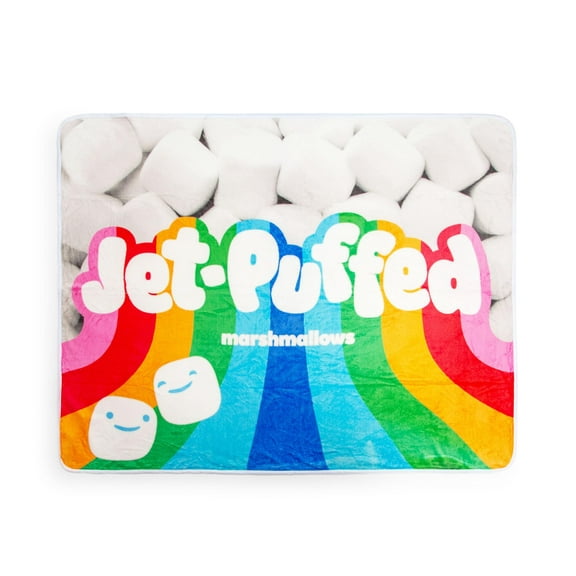 Jet-Puffed Marshmallows Fleece Throw Blanket | 45 x 60 Inches