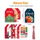 thumbnail image 4 of Combinación de tarjetas de felicitación navideñas de diferentes diseños, tarjeta de felicitación tridimensional a través de la etiqueta., 4 of 5