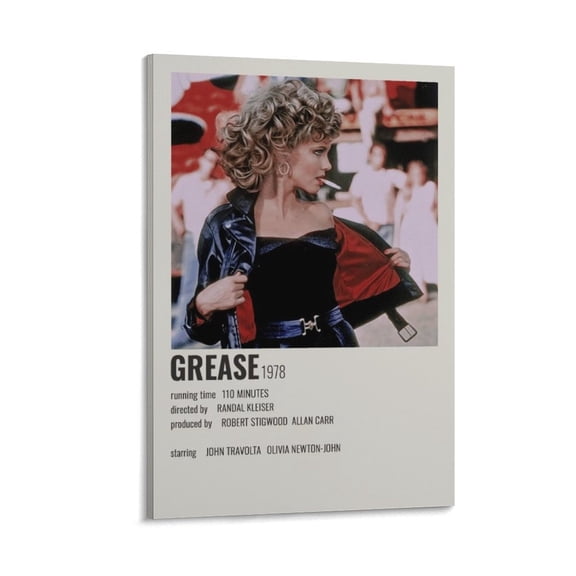 Grease Movie Poster (3) Art Poster Canvas Painting Decor Wall Print Photo Gifts Home Modern Decorative Posters 24x36inch(60x90cm)