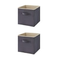 thumbnail image 3 of Inteprter Caja de clasificación de juguetes portátil gris para un fácil acceso y organización Caja de almacenamiento de dormitorio Cesta de gris 33*33*33CM 2Conjunto, 3 of 6