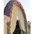 thumbnail image 5 of Guirnalda de flores colgantes de vid de seda artificial para bodas, decoración de pared de jardín con arco para exteriores, paquete de 10 (blanco), 5 of 5