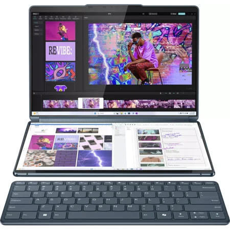 Lenovo Yoga Book 13.3" Touchscreen 2-in-1 Laptop, Intel Core Ultra 7 155U, 1TB SSD, Windows 11 Home, 83FF0000US