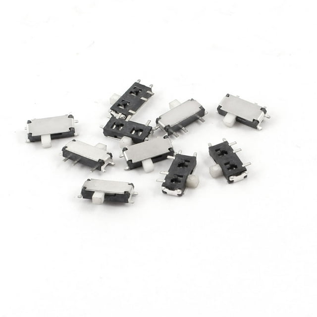 10 Pcs Interruptor de Panel de Potencia SPDT de 7 Pines Montado en Superficie PCB Dispositivos SMT 7mm x 3mm