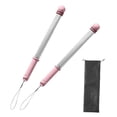 thumbnail image 1 of harper 2Pcs Ropeless Battle Ropes Strength Building Portable Multifunctional Exercise Pink, 1 of 10
