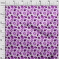 thumbnail image 3 of oneOone Silk Tabby Purple Fabric Fruits Craft Projects Decor Fabric Printed By The Yard 42 Inch Wide, 3 of 5