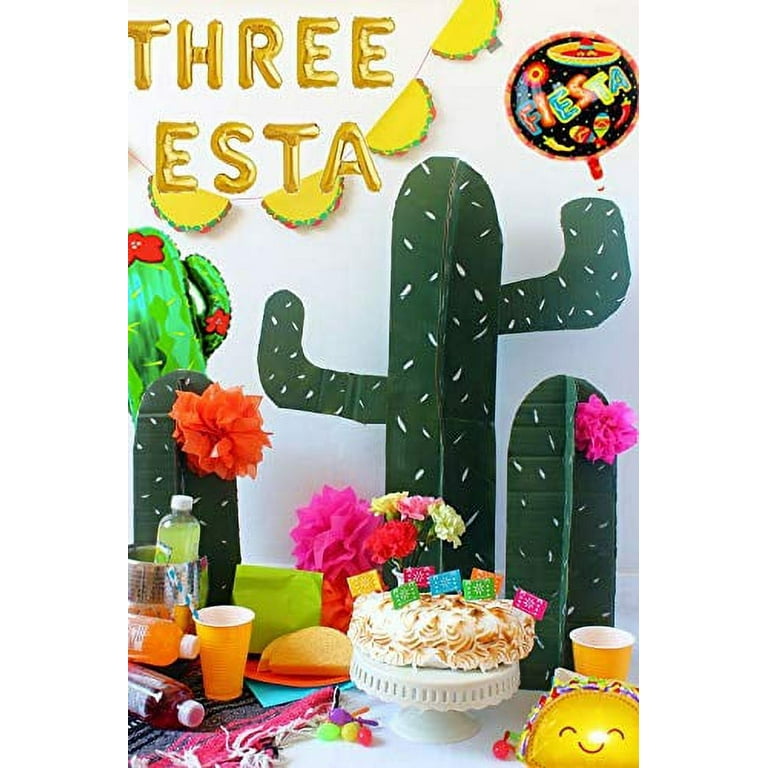 Mexican Themed Birthday Party Supplies, Fiesta Three Birthday