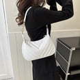 thumbnail image 3 of Bolso de mano de moda para mujer, elegante bolso de mano con decoración de cadena Formal, monederos con clase (blanco), 3 of 8