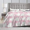 thumbnail image 2 of Hello Kitty Throw Blanket, Cozy Flannel Blankets For Boys Girls, Super Soft Warm Blanket For Couch Sofa Bed, 2 of 9
