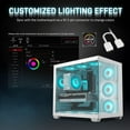 thumbnail image 5 of DARKROCK F120-3 in 1 120 mm Infinite Mirror Design Case Fans with PWM Control & ARGB Effect, Hydraulic Bearing for Low-Noise Operation - Suitable for Most PC Cooling Systems - White, 5 of 10