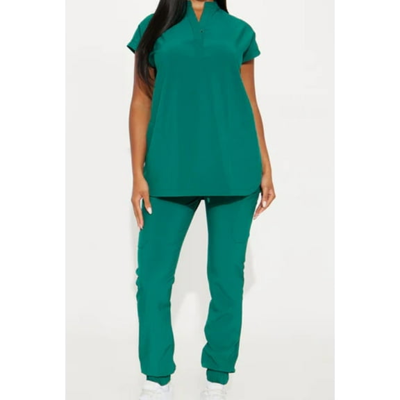 Jogger Scrub Set- Hunter Green