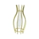 thumbnail image 4 of Jarrón de mesa transparente con forma de tubo hidropónico para arreglos estéticos, maceta para plantas Oro 65x65x20cm, 4 of 9