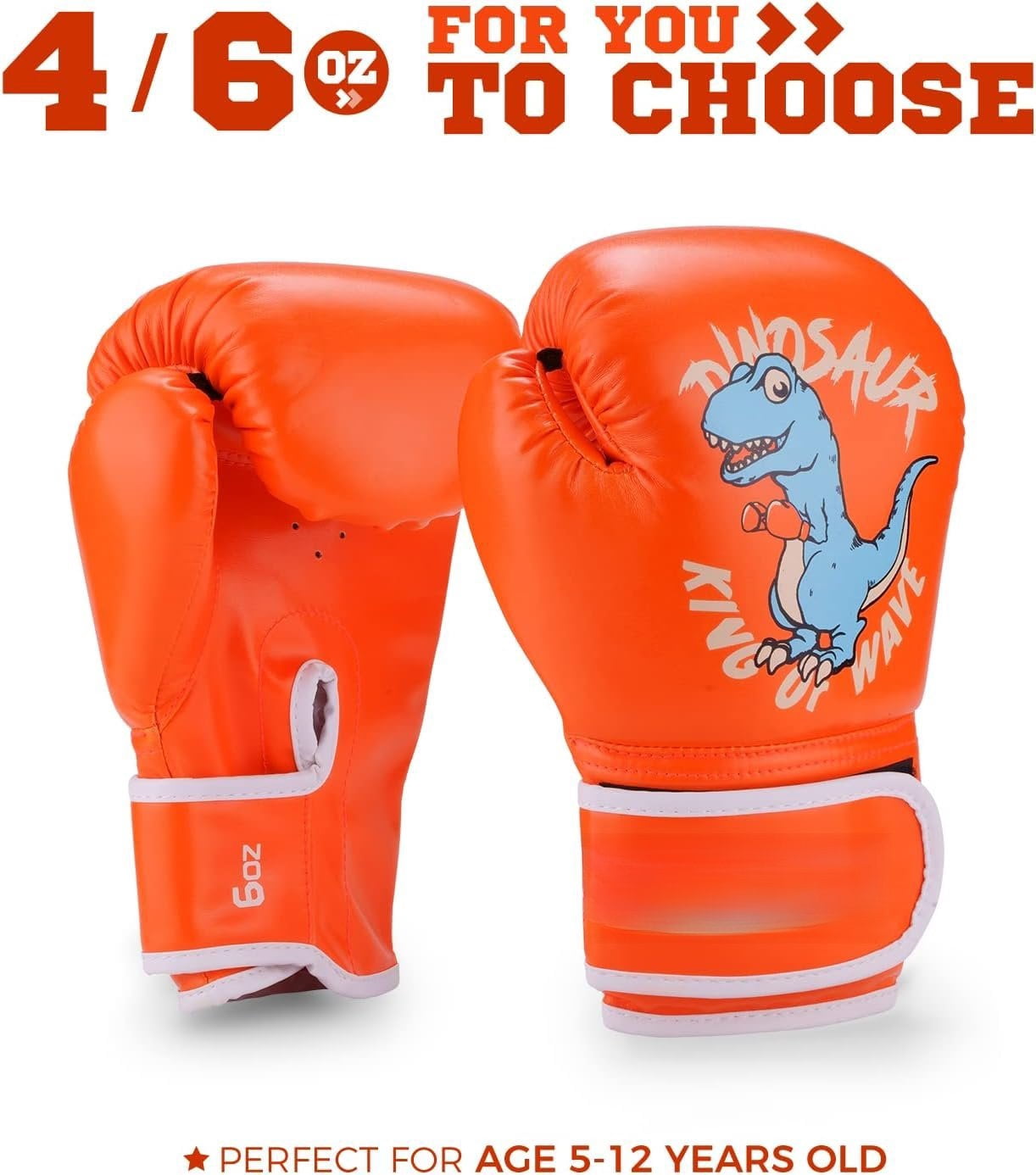 Boxing Gloves for Boys and Girls, Youth Boxing  Gloves for  3-15, 4&6OZ Punching Bag Kickboxing Thai Mitts MMA  Sparring Gloves