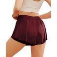 thumbnail image 2 of Flowy Athletic Shorts for Women Running Tennis Butterfly Shorts Girls 2-in-1 Double Layer Quick-Drying Comfy Skirt, 2 of 5
