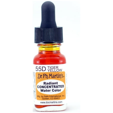 UPC: 0090385455106 | Dr. Ph. Martin s Radiant Concentrated Water Color  0.5 oz  Tiger Yellow (55D)