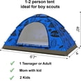 thumbnail image 2 of Kidz Adventure 2-Person Camping Tent, 2 of 7