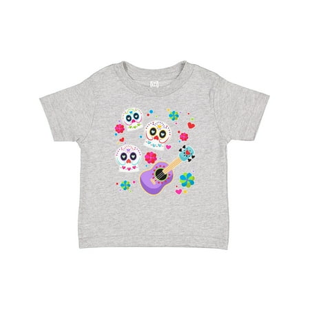

Inktastic Day of the Dead Owl Sugar Skulls and Guitar Gift Baby Boy or Baby Girl T-Shirt