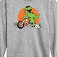 thumbnail image 3 of Instant Message - Trex Motorcycle - Toddler & Youth Long Sleeve Graphic T-Shirt, 3 of 6