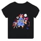thumbnail image 4 of Venta caliente de la increíble camiseta con estampado de circo digital para niños, ropa para niñas, camiseta de algodón de manga corta negra para bebés y niños, camisetas para niños, 4 of 5