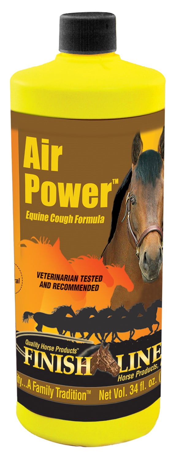 Finish Line Air Power Natural Horse Cough Syrup, 34 Fl Oz
