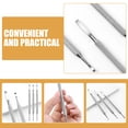 thumbnail image 3 of CATIEBYE 3pcs Cuticle Tools for Nails in Silver for Effective Nail, 3 of 8