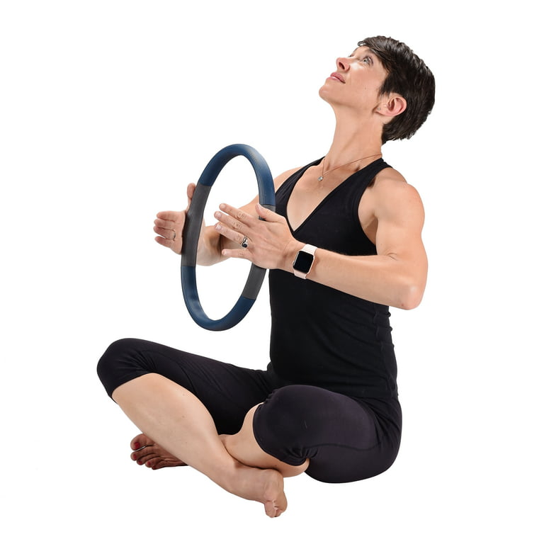 Athletic Works Pilates Magic Circle, 12 Diameter, 0.75 lbs, Blue 