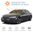 thumbnail image 4 of Kdxio Hawaiian Culture Symbols Print Windshield Sun Shade, Foldable Sun Blocker for Car,Truck,SUV Automotive Interior Sun Protection,Reflective Shade for Front Windshield(Small), 4 of 6