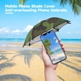 thumbnail image 6 of Leadrop Cell Phone Umbrella Adjustable Suction Cup Phone Stand Holder Universal Outdoor Mobile Phone Sun Shade Cover Phone Accessories, 6 of 10