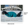 Christmas Sale,Calendar,Dogs Calendar 2025 Funny White Elephant Gift Monthly Wall Calender 12