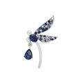 thumbnail image 2 of Eoperou Rhinestone Dragonfly Brooch Dazzling Alloy Lapel Pin Anti-exposure Coat Suit Clothing Accessories for Women, 2 of 8