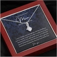 thumbnail image 4 of Petit Ribon, To My Super Hero Mom On My Wedding Day, Mother Of The Groom Gift From Son, Mother Of The Groom Necklace From Groom To Mom Gift, Necklaces with Meaningful Messages Card Inside, 4 of 6