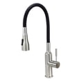 thumbnail image 2 of Transolid PF7509C Kitchen/Laundry Faucet with Dual Spray and Flex Neck in Grey, 2 of 5